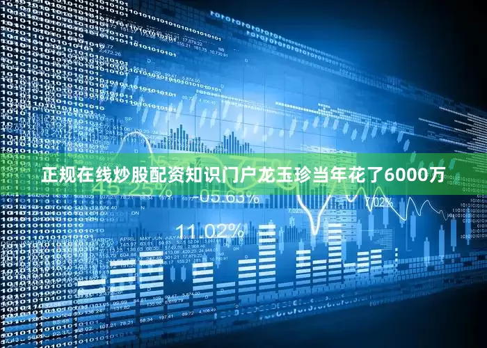 正规在线炒股配资知识门户龙玉珍当年花了6000万
