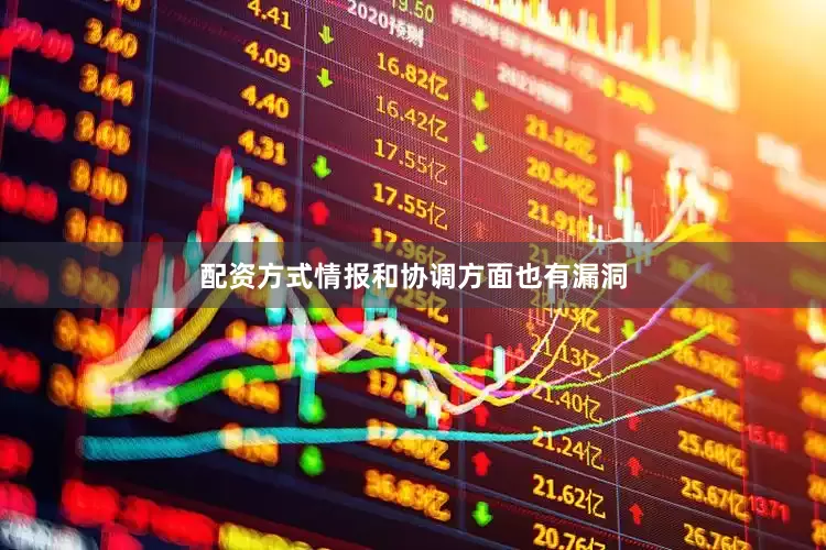 配资方式情报和协调方面也有漏洞